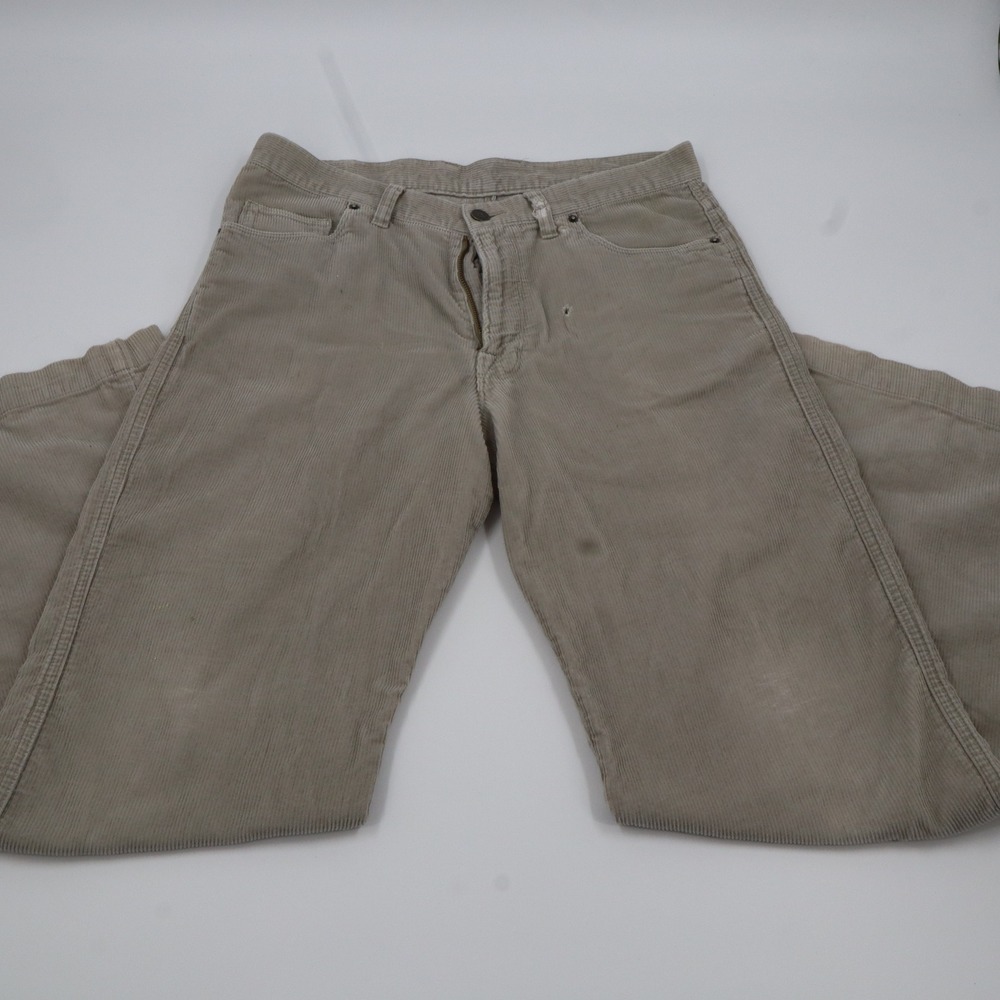 Patagonia Corduroy Pants Mens 31 Tan‎ Organic Cotton Straight Leg Distressed